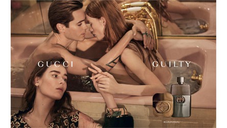 ared Leto, Julia Hafstrom and Vera Van Erp for Gucci Guilty