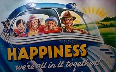 We're all in it together, propaganda poster from the movie Brazil