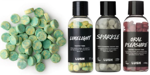 Lush Toothy Tabs Sparkle, Oral Pleasure & Limelight