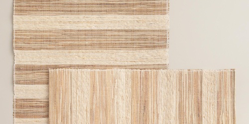 Striped Vetiver Fiber Table Linen Collection