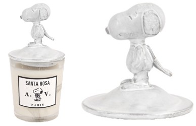 Astier Villatte snoopy candle lid