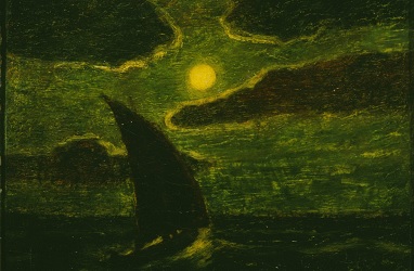 Sailing by Moonlight by Albert Pinkham Ryder