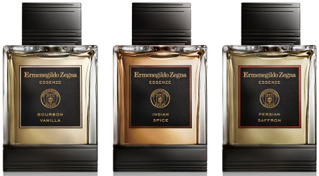 Ermenegildo Zegna Essenze Spice Collection Bourbon Vanilla, Indian Spice and Persian Saffron