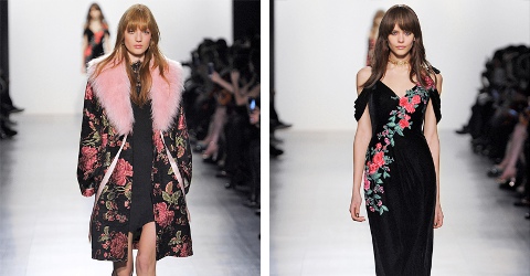 Tadashi Shoji, fall 2017 runway