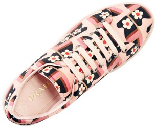 Prada floral sneaker, 2017