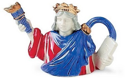Fitz And Floyd Statue Of Liberty Mini Teapot
