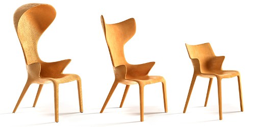 Lou chairs designed by Philippe Starck
