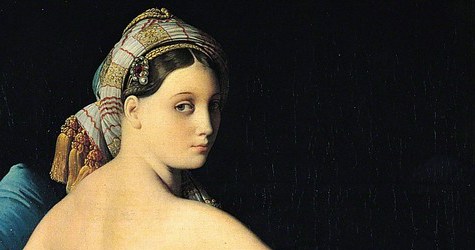 detail from Grande Odalisque