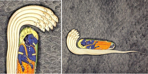 Vishnu Reclining on Ananta