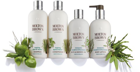 Molton Brown Basil & Vetiver and Samphire & Eucalyptus