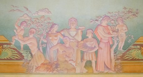 Lobby Ceiling, City Hall, Houston