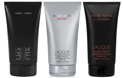 Lalique Encre Noire shower gels