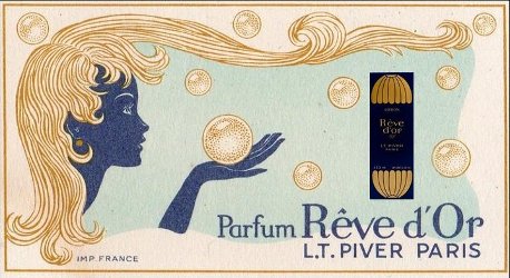 Piver Rêve d’Or vintage advert