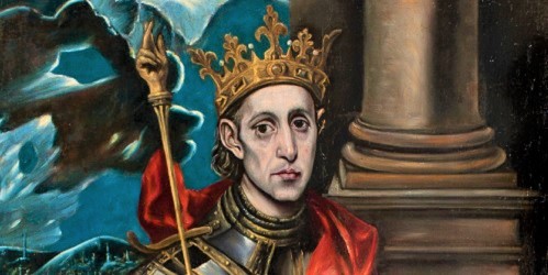 St. Louis by the workshop of El Greco