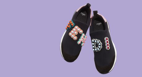 Fendi Fun Fair Logo Sneakers