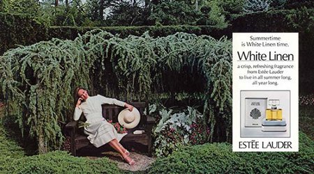 Estée Lauder White Linen vintage advert